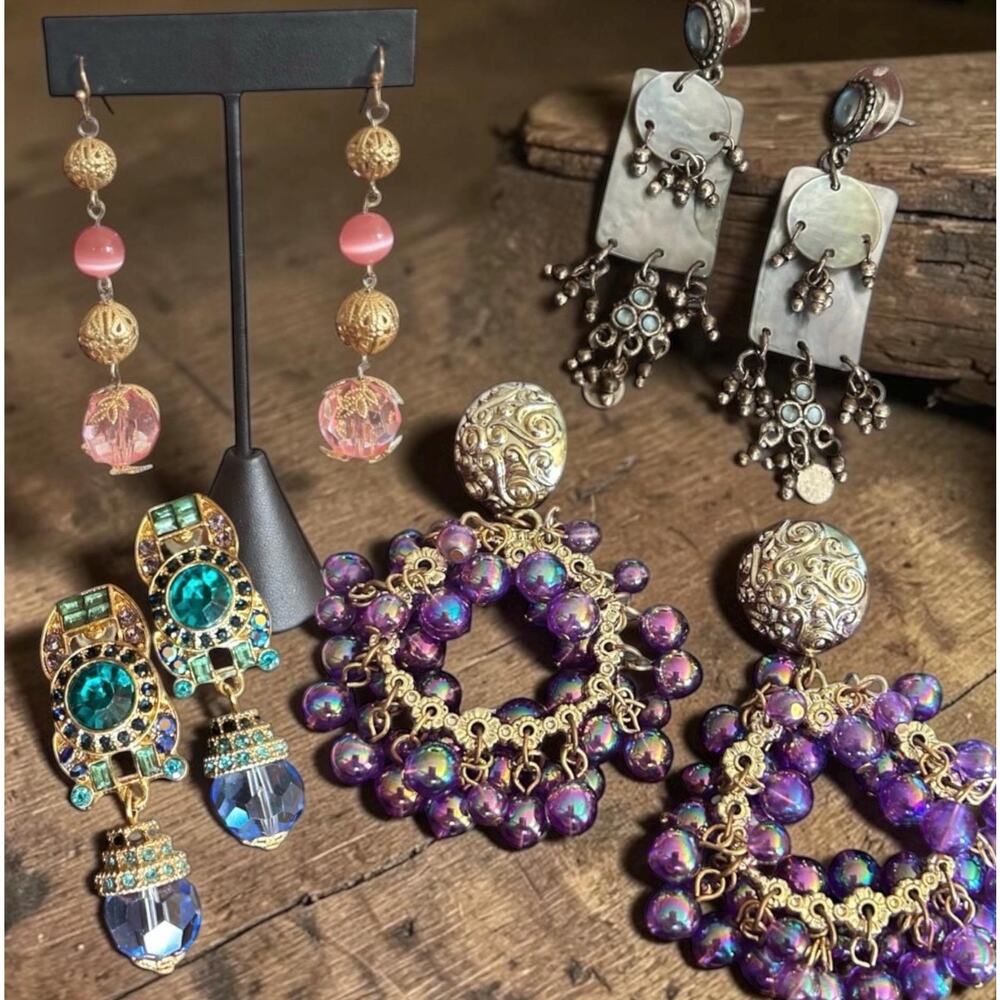 Lot of 4 pairs of Boho Syle Earrings